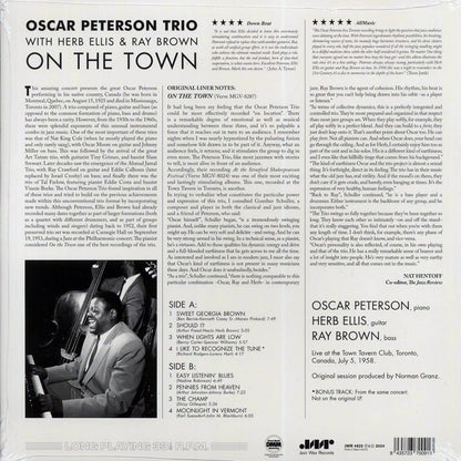 Oscar Peterson Trio - On The Town With The Oscar Peterson Trio (+bonus track) (ltd. ed.) (180g) Vinyl Record
