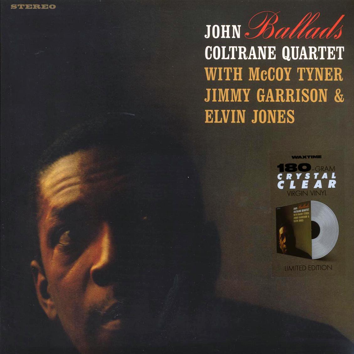 John Coltrane Quartet - Ballads (+4 bonus tracks) (ltd. ed.) (180g) (clear vinyl) Vinyl Record