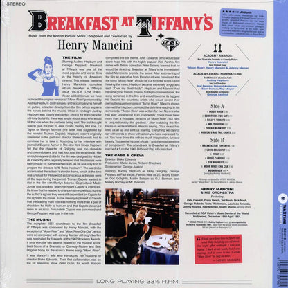 Henry Mancini - Breakfast At Tiffany's (+bonus track) (ltd. ed.) (180g) (clear vinyl) Vinyl Record