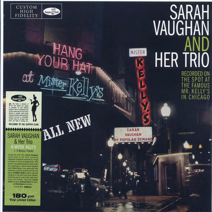 Sarah Vaughan & Her Trio - At Mister Kelly's (+5 bonus tracks) (ltd. ed.) (180g) Vinyl Record