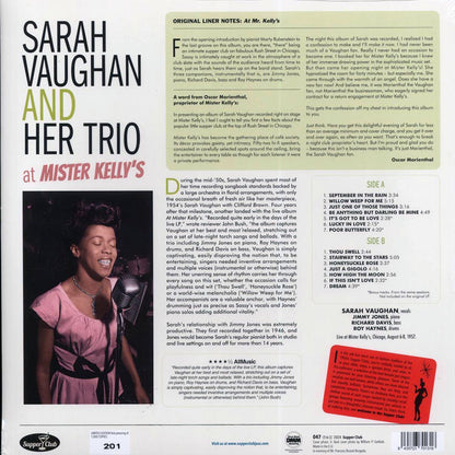 Sarah Vaughan & Her Trio - At Mister Kelly's (+5 bonus tracks) (ltd. ed.) (180g) Vinyl Record