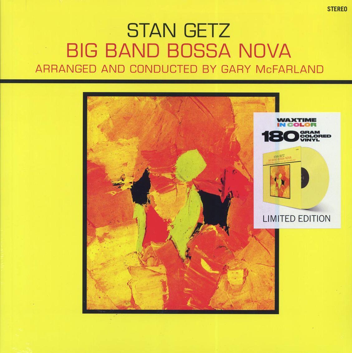 Stan Getz - Big Band Bossa Nova (+bonus track) (ltd. ed.) (180g) (yellow vinyl) Vinyl Record