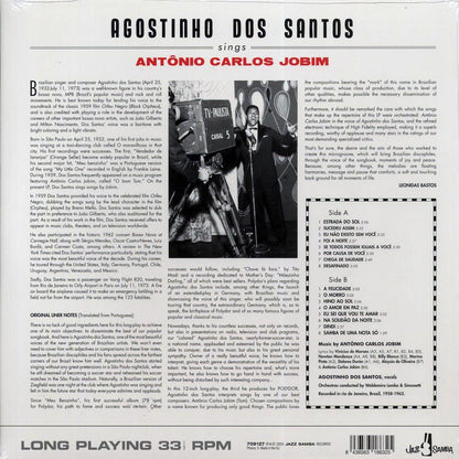 Agostinho Dos Santos - Sings Antonio Carlos Jobim (ltd. ed.) (180g) Vinyl Record