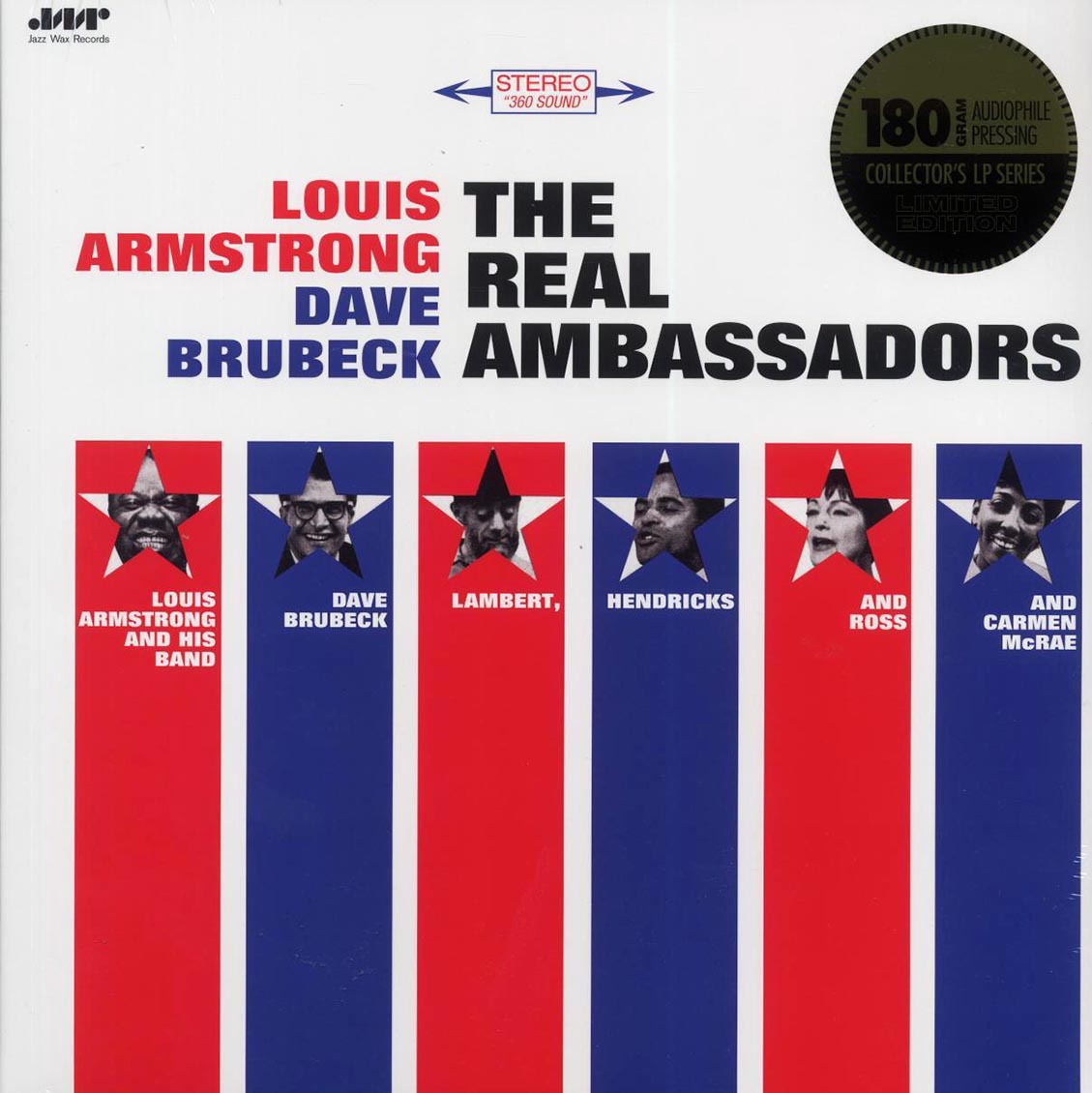 Louis Armstrong & His Band, Dave Brubeck, Lambert, Hendricks & Ross, Carmen McRae - The Real Ambassadors (+2 bonus tracks) (ltd. ed.) (180g) Vinyl Record
