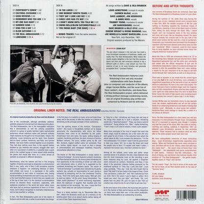 Louis Armstrong & His Band, Dave Brubeck, Lambert, Hendricks & Ross, Carmen McRae - The Real Ambassadors (+2 bonus tracks) (ltd. ed.) (180g) Vinyl Record