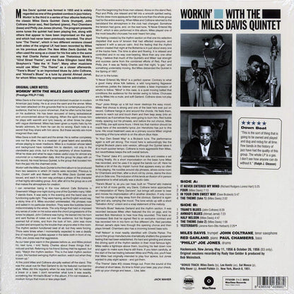 Miles Davis Quintet - Workin? With The Miles Davis Quintet (+bonus track) (ltd. ed.) (180g) Vinyl Record
