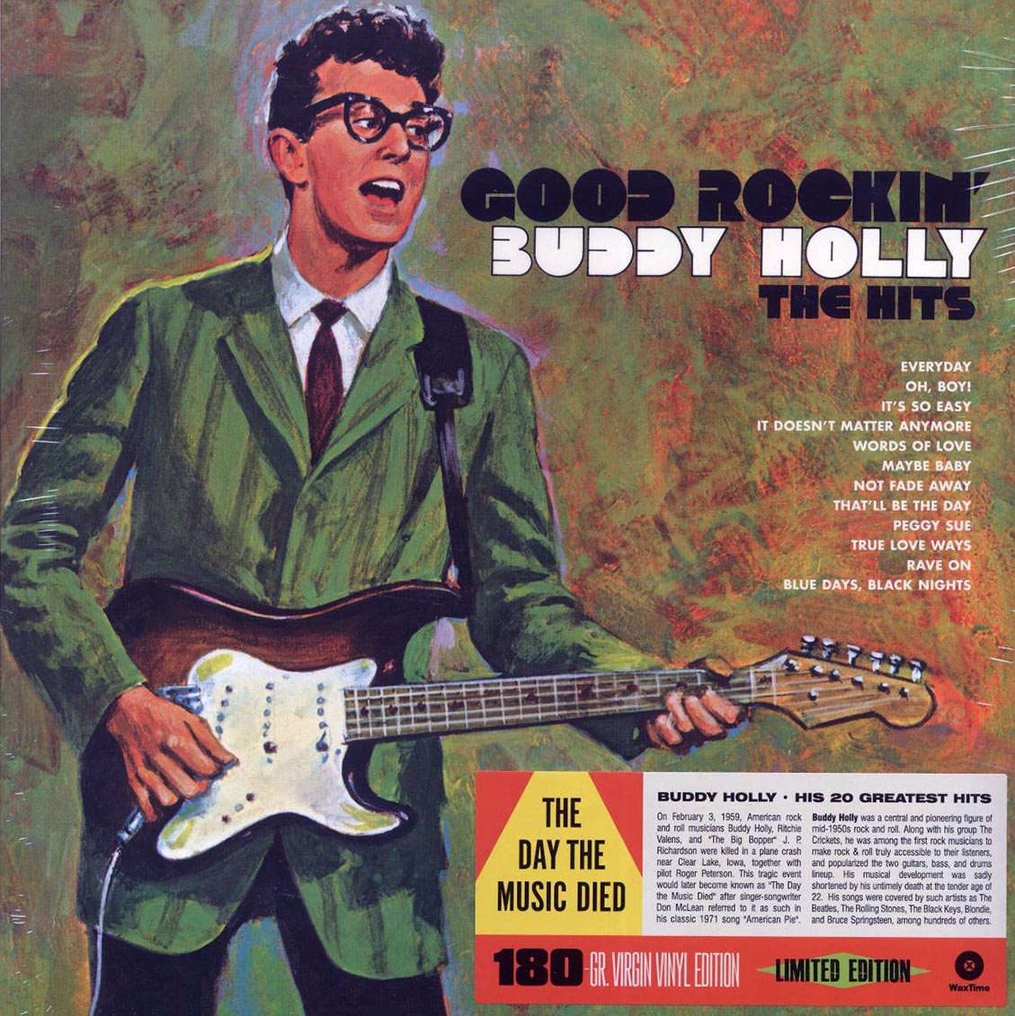 Buddy Holly - Good Rockin': The Hits (20 tracks) (ltd. ed.) (180g) Vinyl Record