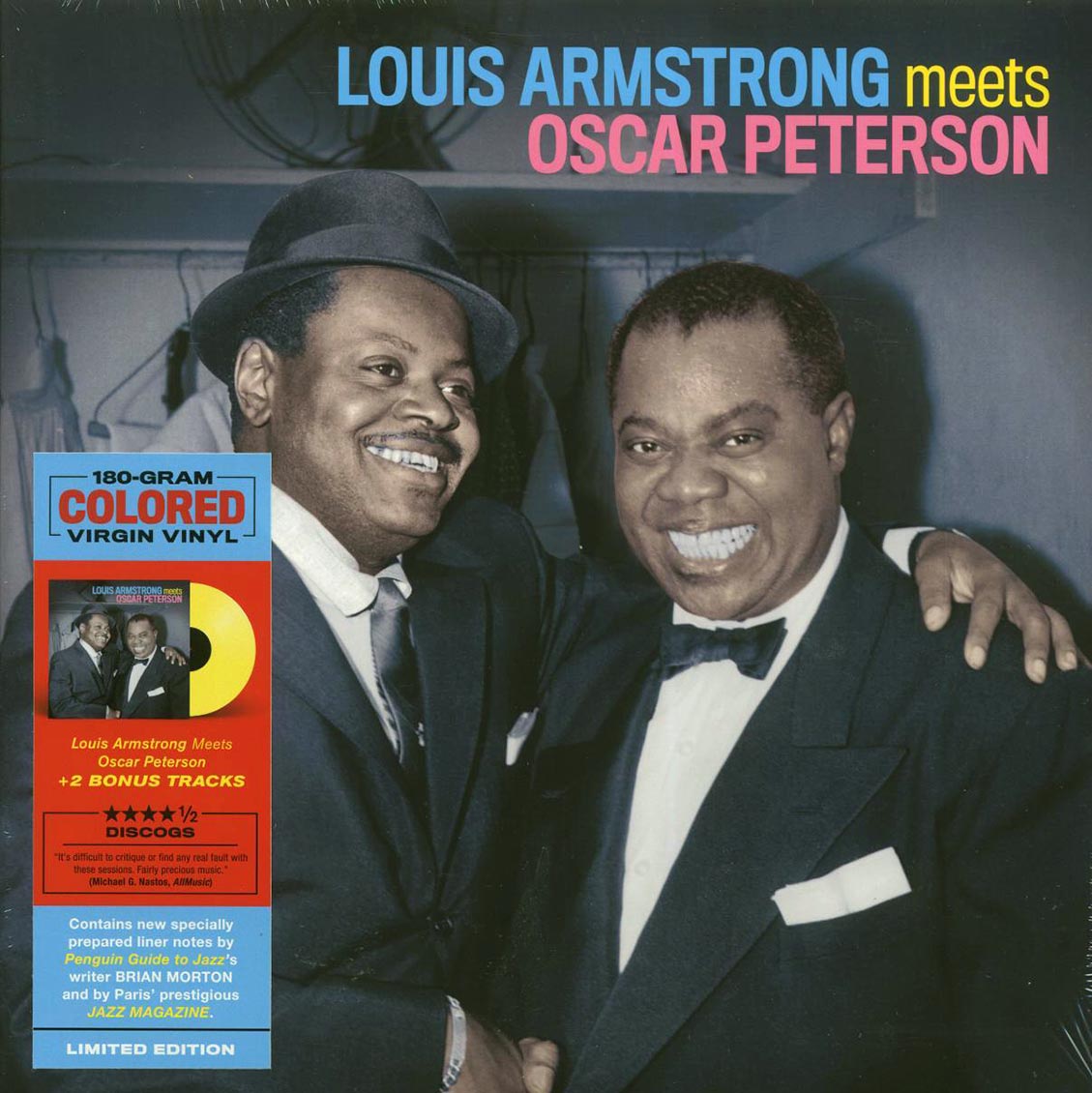 Louis Armstrong, Oscar Peterson - Louis Armstrong Meets Oscar Peterson (+2 bonus tracks) (ltd. ed.) (180g) (yellow vinyl) Vinyl Record