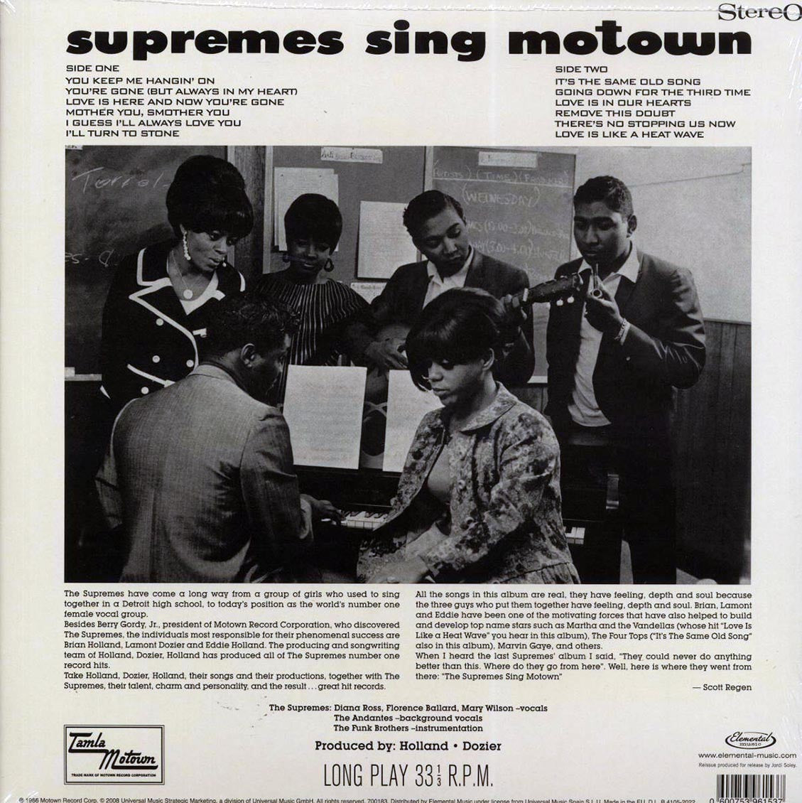 The Supremes - The Supremes Sing Motown (ltd. ed.) (180g) Vinyl Record
