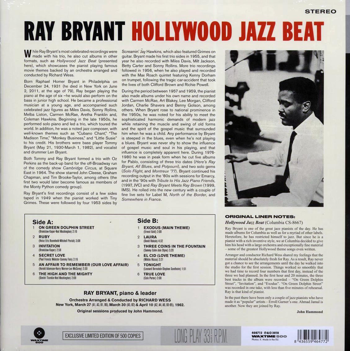 Ray Bryant - Hollywood Jazz Beat (ltd. ed.) (180g) Vinyl Record