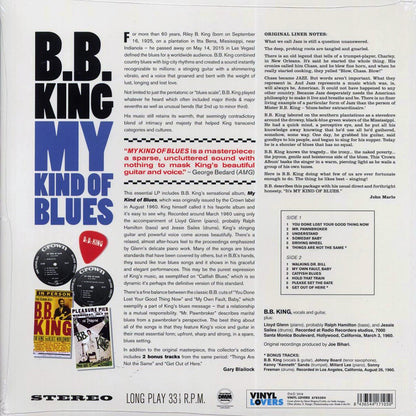 BB King - My Kind Of Blues (+2 bonus tracks) (ltd. ed.) (180g) Vinyl Record
