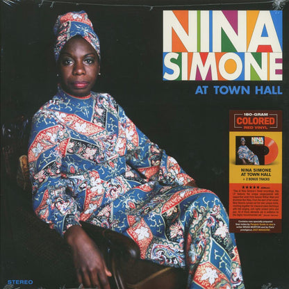 Nina Simone - Nina Simone At Town Hall (+2 bonus tracks) (ltd. ed.) (180g) (red vinyl) Vinyl Record