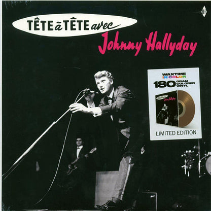 Johnny Hallyday - Tete A Tete Avec Johnny Hallyday (+4 bonus tracks) (ltd. ed.) (180g) (brown vinyl) Vinyl Record