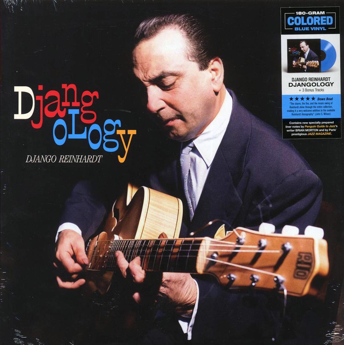 Django Reinhardt - Djangology (+4 bonus tracks) (ltd. ed.) (180g) (blue vinyl) Vinyl Record