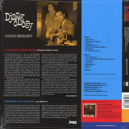 Django Reinhardt - Djangology (+4 bonus tracks) (ltd. ed.) (180g) (blue vinyl) Vinyl Record