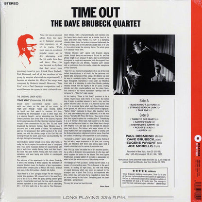 Dave Brubeck Quartet - Time Out (+bonus track) (ltd. ed.) (180g) (clear vinyl) Vinyl Record