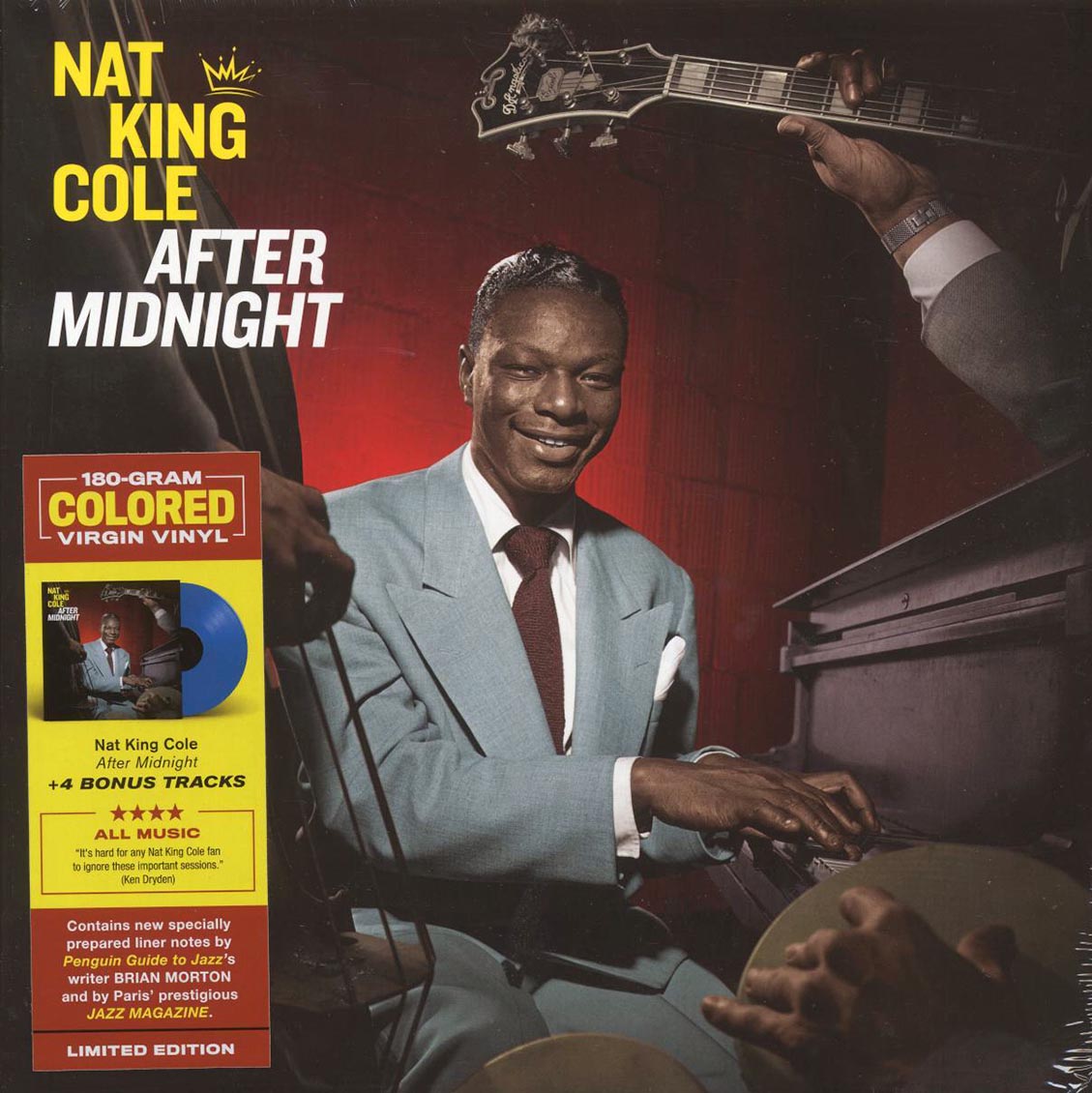 Nat King Cole - After Midnight (+4 bonus tracks) (ltd. ed.) (180g) (blue vinyl) Vinyl Record