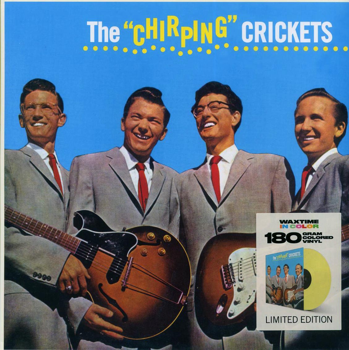 The Crickets - The Chirping Crickets (+4 bonus tracks) (ltd. ed.) (180g) (yellow vinyl) Vinyl Record