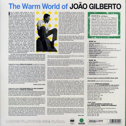 Joao Gilberto - The Warm World Of Joao Gilberto (+5 bonus tracks) (ltd. ed.) (180g) (green vinyl) Vinyl Record