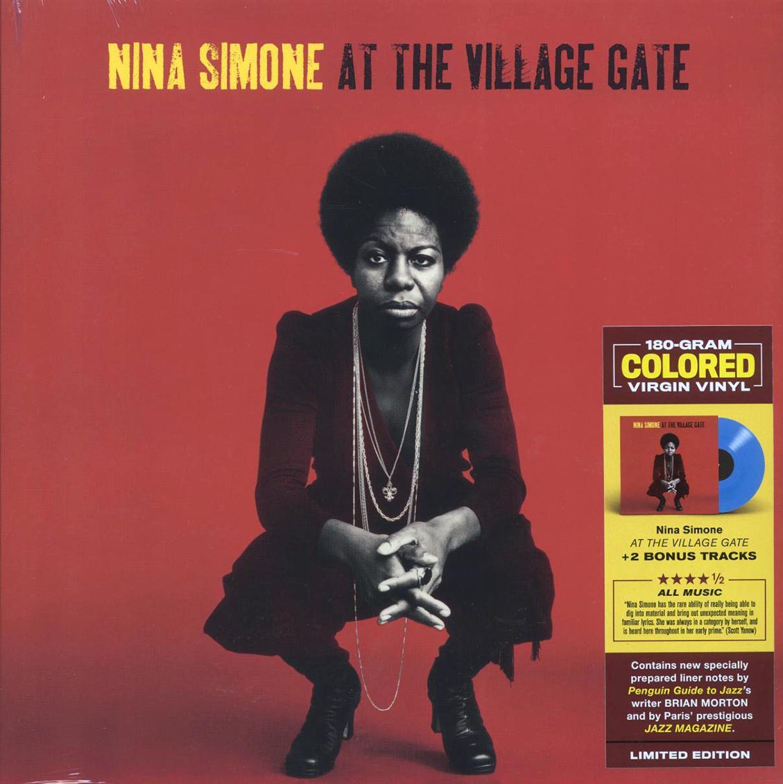 Nina Simone - At The Village Gate (+2 bonus tracks) (ltd. ed.) (180g) (blue vinyl) Vinyl Record