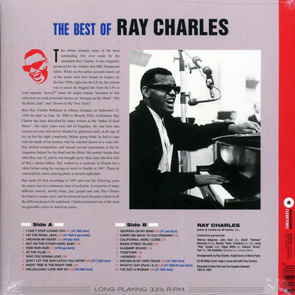 Ray Charles - The Best of Ray Charles (20 tracks) (ltd. ed.) (180g) (clear vinyl) Vinyl Record