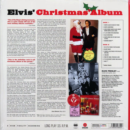 Elvis Presley - Elvis' Christmas Album (+2 bonus tracks) (ltd. ed.) (180g) (white vinyl) Vinyl Record