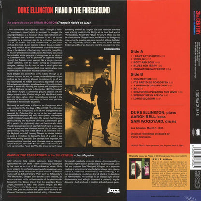 Duke Ellington - Piano In The Foreground (+bonus track) (ltd. ed.) (180g) (red vinyl) Vinyl Record