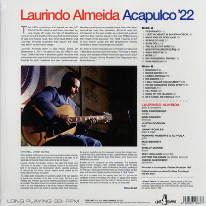 Laurindo Almeida - Acapulco '22 (21 tracks) (ltd. ed.) (180g) Vinyl Record