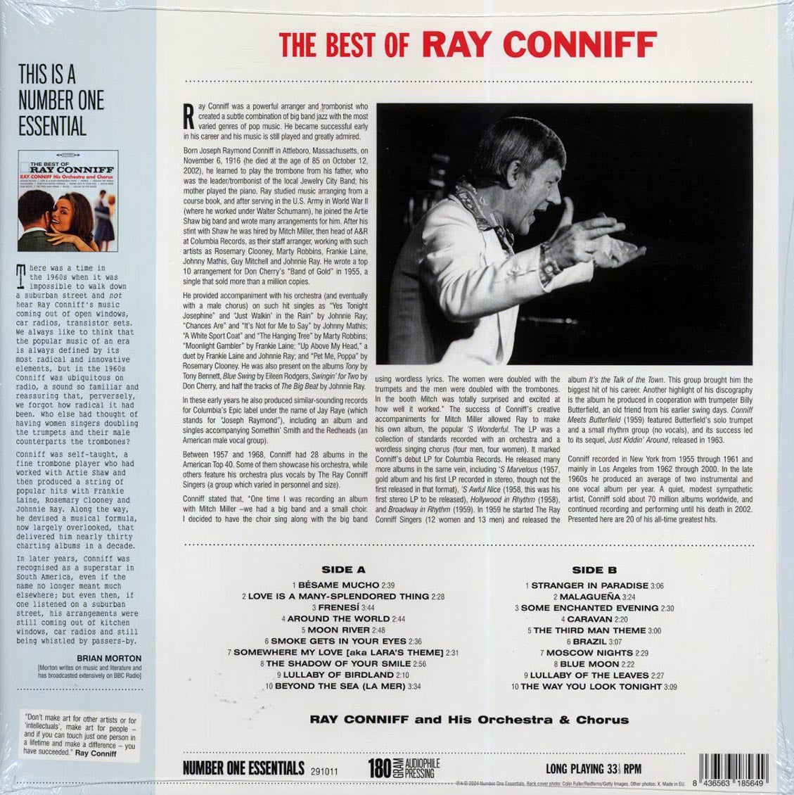 Ray Conniff & His Orchestra & Chorus - The Best Of Ray Conniff (20 tracks) (ltd. ed.) (180g) Vinyl Record