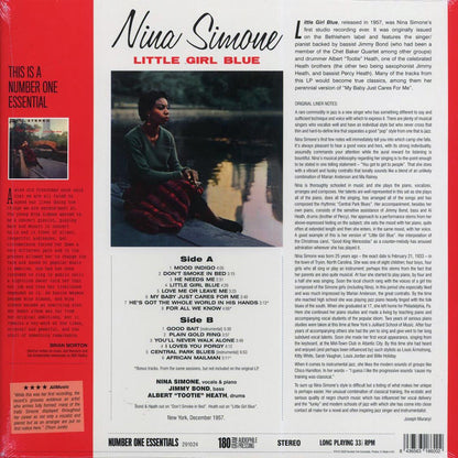 Nina Simone - Little Girl Blue (+3 bonus tracks) (ltd. ed.) (180g) Vinyl Record