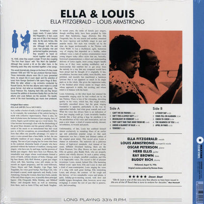 Ella Fitzgerald, Louis Armstrong - Ella & Louis (ltd. ed.) (180g) (clear vinyl) Vinyl Record