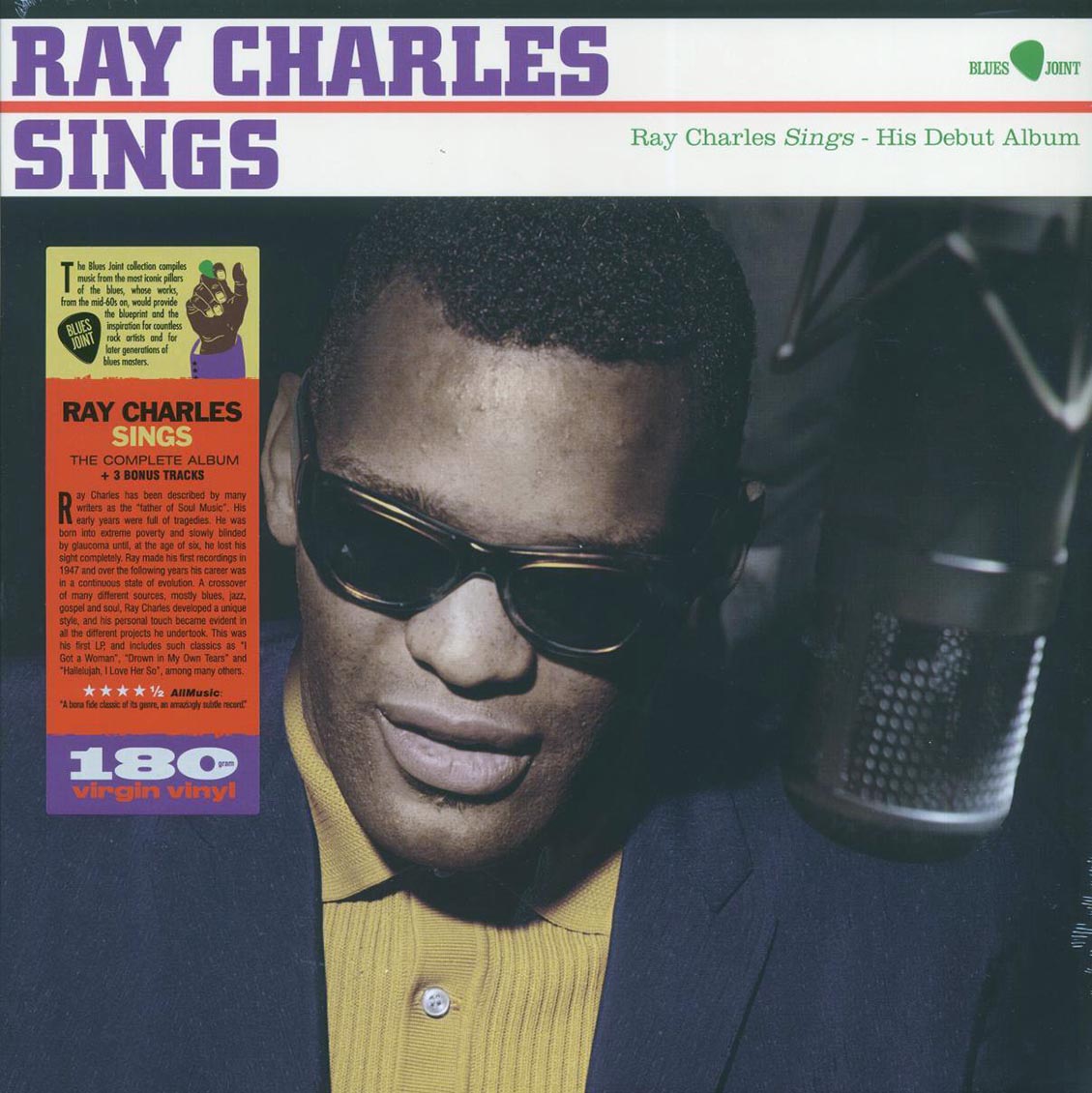 Ray Charles - Ray Charles Sings (+3 bonus tracks) (ltd. ed.) (180g) Vinyl Record