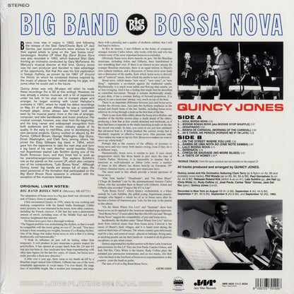 Quincy Jones & His Band - Big Band Bossa Nova (+bonus track) (ltd. ed.) (180g) Vinyl Record