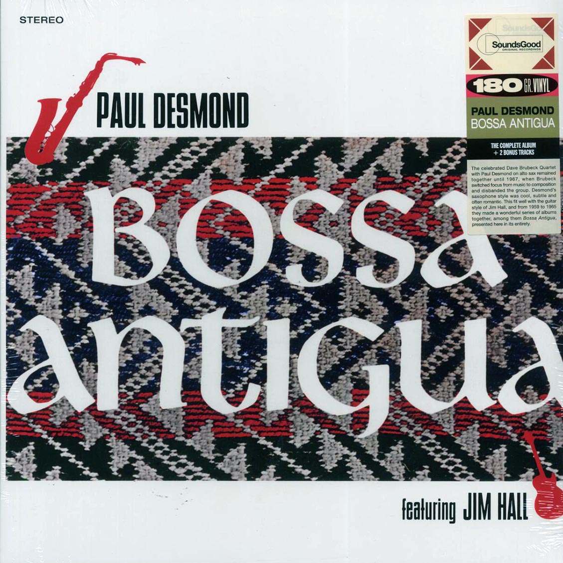 Paul Desmond, Jim Hall - Bossa Antigua (+2 bonus tracks) (ltd. ed.) (180g) Vinyl Record