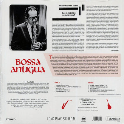 Paul Desmond, Jim Hall - Bossa Antigua (+2 bonus tracks) (ltd. ed.) (180g) Vinyl Record