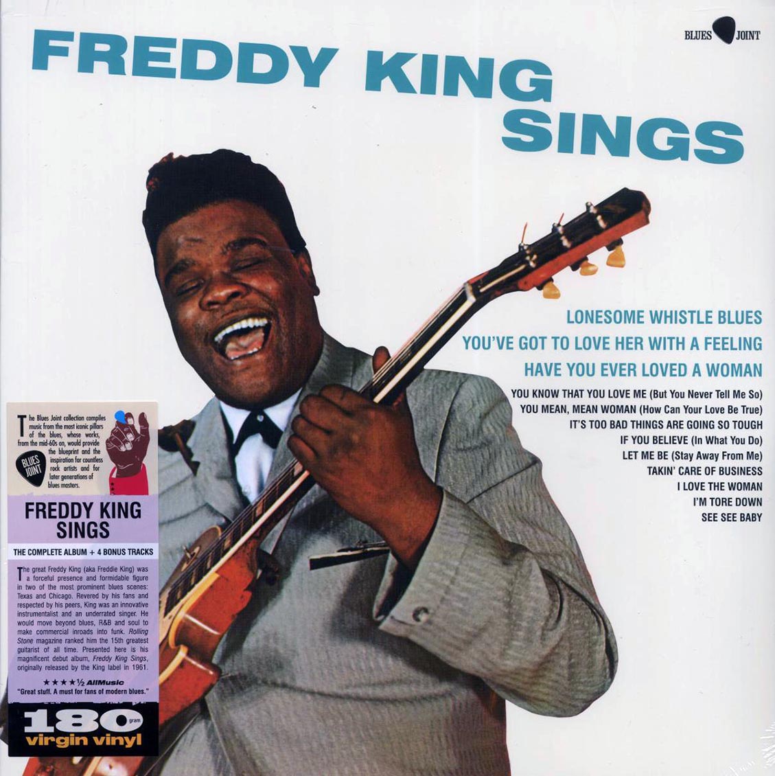 Freddie King - Freddy King Sings (+4 bonus tracks) (ltd. ed.) (180g) Vinyl Record