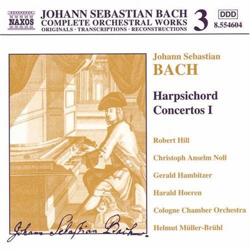 the album cover for Robert Hill - Harpsichord Concertos #1