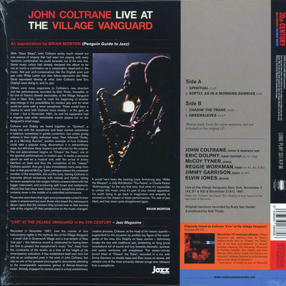John Coltrane - Live At The Village Vanguard (+bonus track) (ltd. ed.) (180g) (red vinyl) Vinyl Record