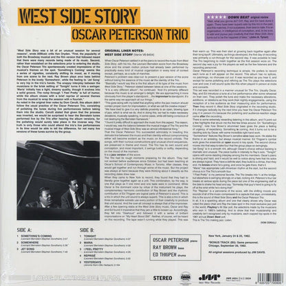 Oscar Peterson Trio - West Side Story (+bonus track) (ltd. ed.) (180g) Vinyl Record