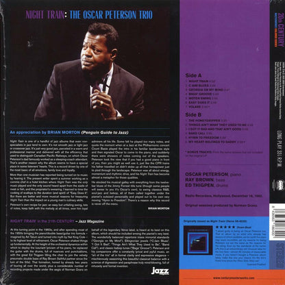 Oscar Peterson Trio - Night Train (+2 bonus tracks) (ltd. ed.) (180g) (blue vinyl) Vinyl Record