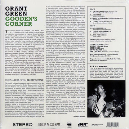 Grant Green - Gooden's Corner (+bonus track) (ltd. ed.) (180g) Vinyl Record