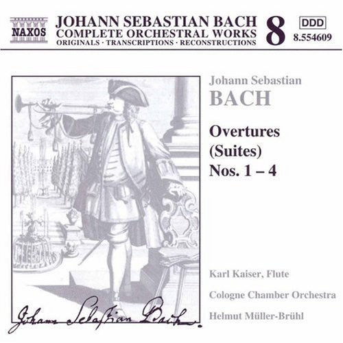 the album cover for Cologne Chamber Orchestra - Overtures (Suites) 1-4