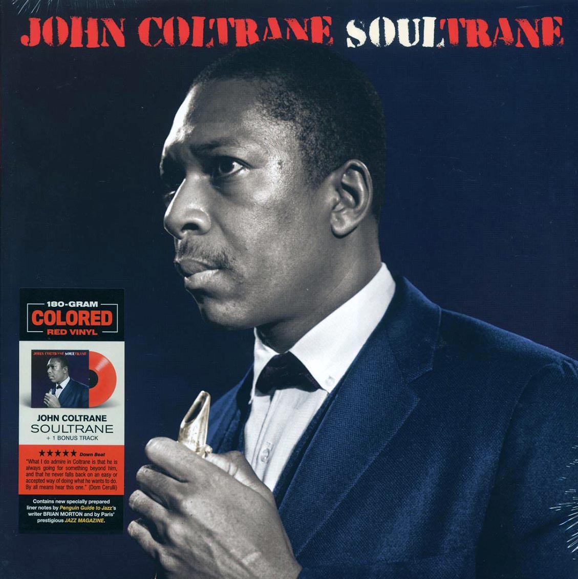 John Coltrane - Soultrane (+bonus track) (ltd. ed.) (180g) (red vinyl) Vinyl Record