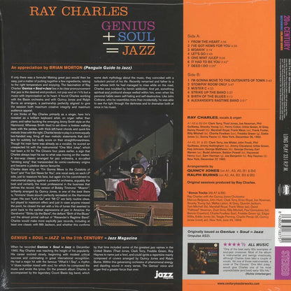 Ray Charles - Genius + Soul = Jazz (+3 bonus tracks) (ltd. ed.) (180g) (orange vinyl) Vinyl Record