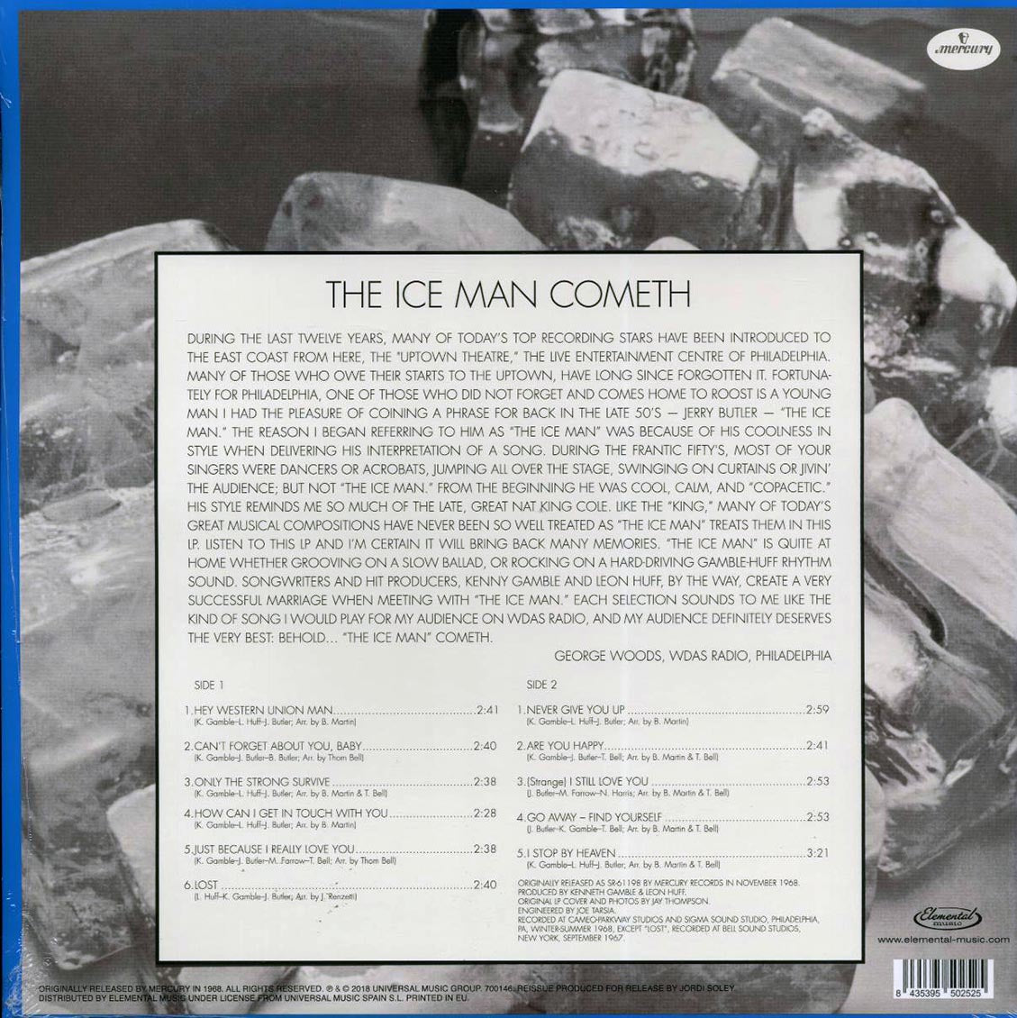 Jerry Butler - The Ice Man Cometh (ltd. ed.) (180g) Vinyl Record
