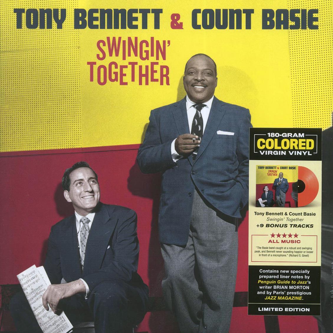 Tony Bennett, Count Basie - Swingin' Together (+9 bonus tracks) (ltd. ed.) (180g) (red vinyl) Vinyl Record