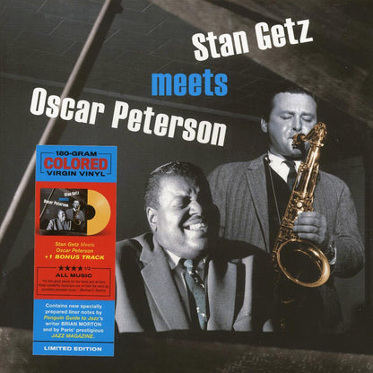 Stan Getz, Oscar Peterson - Stan Getz Meets Oscar Peterson (+bonus track) (ltd. ed.) (180g) (orange vinyl) Vinyl Record