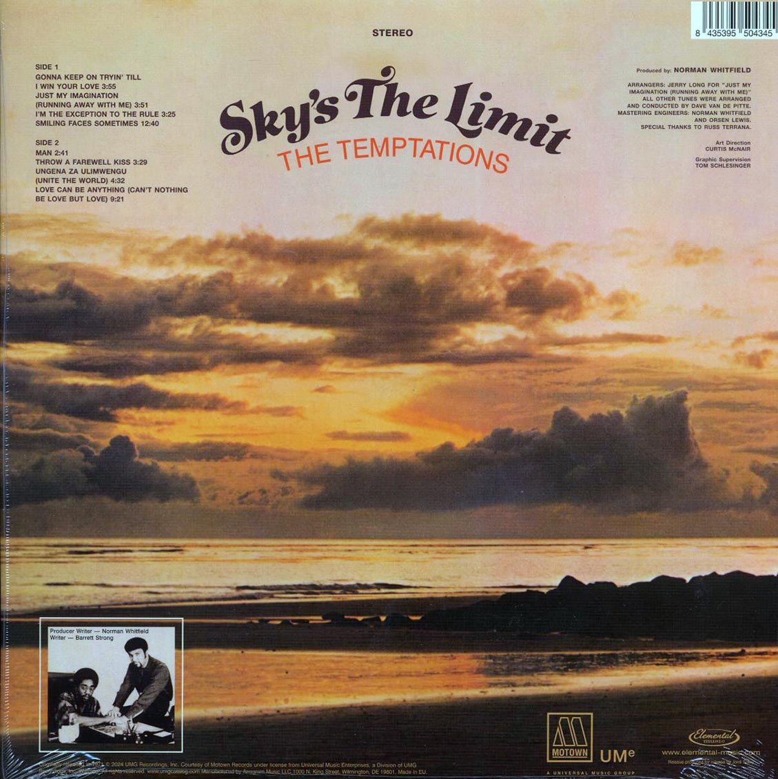 The Temptations - Sky's The Limit (ltd. ed.) Vinyl Record