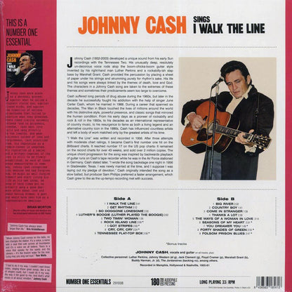 Johnny Cash - Johnny Cash Sings I Walk The Line (+8 bonus tracks) (ltd. ed.) (180g) Vinyl Record