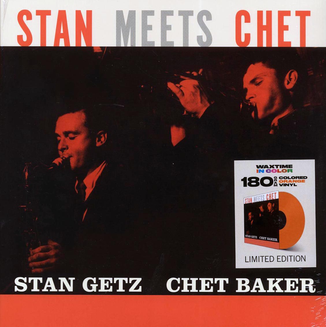 Stan Getz, Chet Baker - Stan Meets Chet (ltd. ed.) (180g) (orange vinyl) Vinyl Record